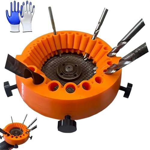 Accessorio Per Rettifica Punte Da Trapano Elettrico, Affilatrice Per Punte Da Trapano Portatile Per Tutte Le Punte, Punte Da Trapano Da 2 A 13 Mm Per Rettifica Smerigliatrice Da 125 Mm