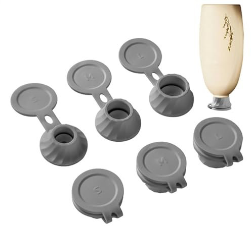 Controfine chiusure di bottiglia girate tappi impostati per lo svuotamento di bottiglie, connessioni di trasmissione 'adattatore in 6 parti | Per ogni goccia di lozioni, shampoo e spezie da c