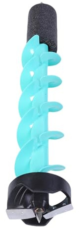 Vvikizy Punta da Trapano Elettrica per Coclea per Ghiaccio Materiale in Nylon Resistente da 5 Pollici per la Perforazione di Strati di Ghiaccio in Acque Profonde
