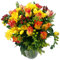 Clare Florist Rose and Freesia Fresh Flower Bouquet - Beautiful Roses and Freesia Flowers Arranged by Florists