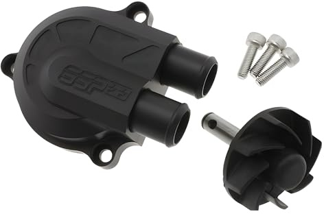 Pompa acqua Stage6 CNC Racing Type per Minarelli, Matt Nero (+ 40% Potenza)