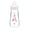MAM Biberon en verre (260 ml) – Biberon résistant à la chaleur et aux variations de température – Tétine Débit 2 Moyen pour bébé à partir de 2 mois – Couleur : Rose
