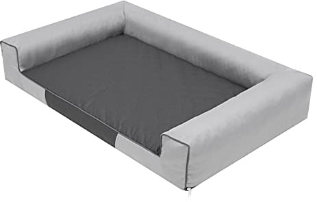 Hundsäng liggkudde hundkudde hundsovplats hundsoffa viloplats hundkoja hundmadrass hundkorg 100 x 66 cm
