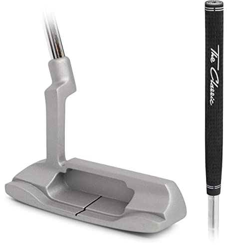 GoSports Klassischer Golf-Putter, Tour-Blade-Design mit Premium-Griff und gefräster Schlagfläche, für Rechtshändige, 90 cm