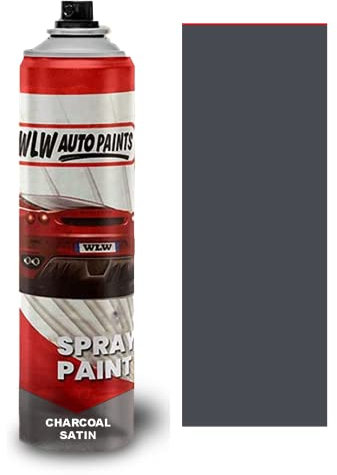 Xtremeauto Direct To Rust Charcoal Satin Multi Surface Spray Paint - For Use On Wood Metal Plastic PVC UPVC Ceramic And Rusted Surfaces - 400ml