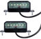 AOHEWEI 2 x LED-Kennzeichenleuchten Hinten Kennzeichenleuchten 12~24V Wasserdicht Perfekt Für LKW-LKW Oder Boot