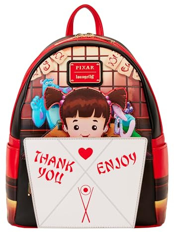 Loungefly Monsters Inc Takeout Boo Sac bandouli re double sangle, multicolore, Mini
