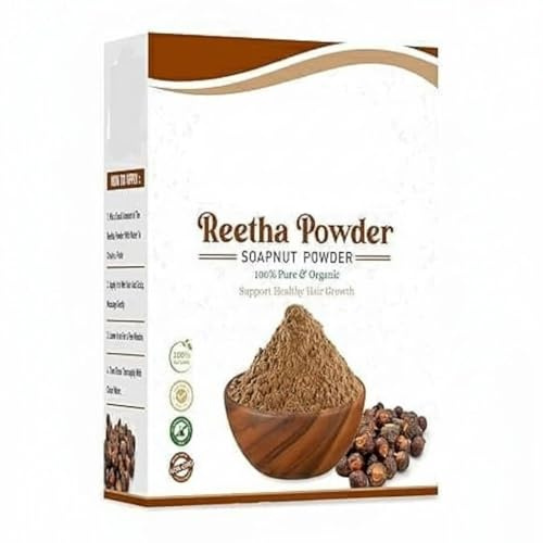 100% Organic Reetha/ARITHA Powder for hair |100 Gm| 100% Pure Organic Soapnut Powder for Hair |