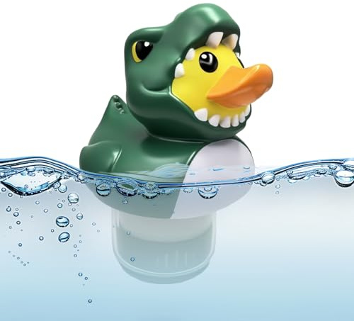 Klor tablett flytande - flytande kemisk matare, automatisk klorfloat | Klorspensator för pool, söt tecknad rengöring badtillbehör för ja!