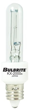 Bulbrite KX20CL/MC Mini-Candelabra Screw Base (E11) Light_Bulb, 20 Watt, Clear