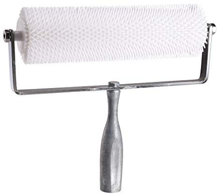 Sourcing map Rouleau à pointes en latex 25,4 cm Hauteur des dents 13 mm