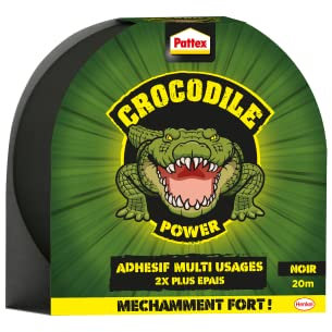 Pattex Power selbstklebend, Schwarz, 20 m