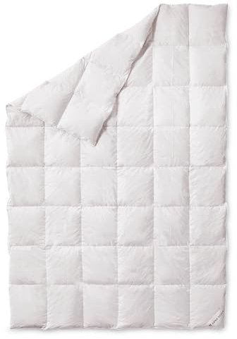 Koru Style Superior Daunen Bettdecke 155x220 cm – 90% Landdaunen / 10% Federn – Ganzjahresdecke – Made in Germany – Wärmeklasse 2 (Medium)
