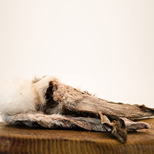 George & Bobs Kaninchenohren mit Fell - 100g