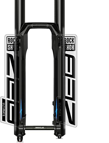 BUSEB Fahrradfrontgabelaufkleber Rockshox Z.E.B U.L.T.I.M.A.T.E. Mountain Bike Front Fork Decals Bike Accessoires (Color : Black clean BTM)