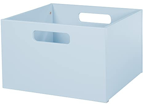 roba Aufbewahrungsbox für Kinder - Stauraum für Spielzeug - Aufbewahrungskiste für Kinderzimmer - Holz hellblau