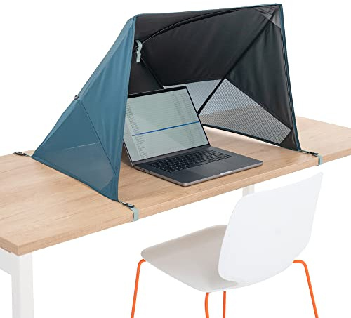 NANO-WORKSPACE - Sonnenschirm für Laptop - Laptop-Sonnenschutz für Arbeiten im Freien - (XL)