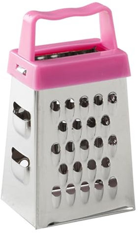 Mini râpe à fromage en acier inoxydable avec poignée, gadget de cuisine efficace pour râper l'ail, la noix de muscade, le chocolat, passe au lave-vaisselle, outil de cuisine (violet)