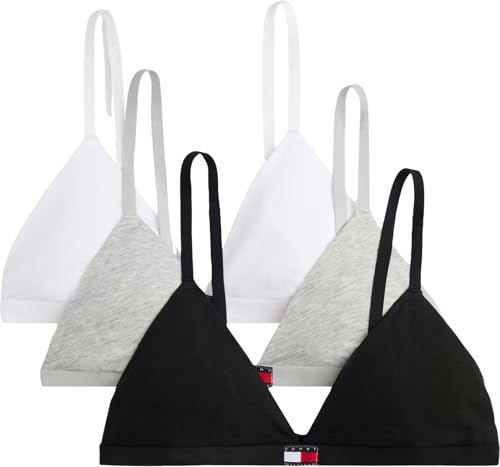 Tommy Hilfiger Women's 3 Pack Triangle Uw0uw06140 Triangle (pack of 3)
