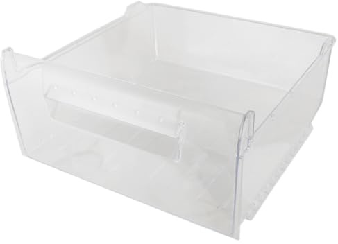 SPARES2GO Top Upper Middle Drawer Container Basket for Candy Fridge Freezer (390mm x 380mm x 180mm)