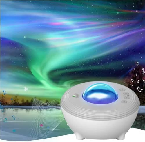 Febotak Proiettore cielo stellato, planetario proiettore cielo stellato per camera da letto bambini adulti con 13 dischi pianetari, nebbia/luna/cielo galassia, luce notturna Starry