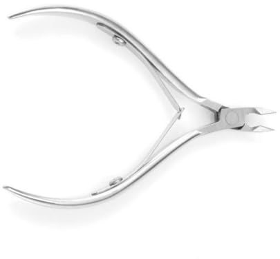 OUNONA Forbicine Cuticole Acciaio Inossidabile per Unghie Spesse e Incarnite Tronchese Manicure e Pedicure con Molla Resistente Strumento per Rimuovere Morta e Cuticole