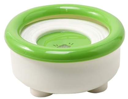 Agua Perros | 1500 ml Fuente | Disco Antigoteo Agua Gatos con Base Antideslizante | para Alimentación, Cachorros, Razas Pequeñas y Grandes de Interior