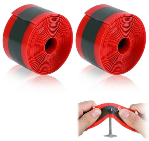 Pack of 2 Bicycle Tyre Liner, TPU Inner Tube Puncture Protection Tape, Bicycle Tyre Tube Protector, TPU Bicycle Inner Tube Anti Puncture, Compatible with 12, 16, 18, 20, 24, 26, 27.5, 29 Inch (2300 x