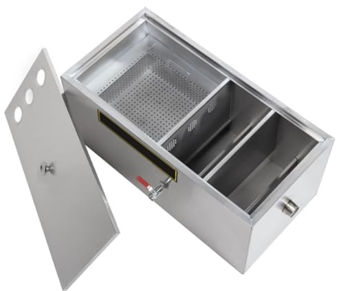 Fettavskiljare, Kommersiella fettavskiljare, Kommersiella avskiljare, Ingen lukt, Lämplig för tre handfat, för restaurangkök, café, matsal, fabrik (size_name 2)