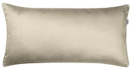 Schöner Wohnen Kollektion Bettwäsche Pure 40x80 Sand - Bettwäsche Baumwolle - Bettwäscheset Kopfkissenbezug 2teilig - Kissenbezüge