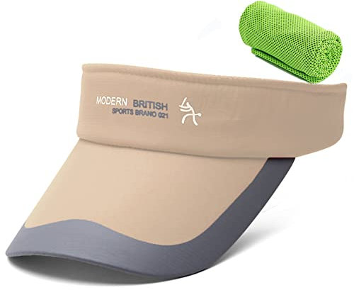 CYchen Unisex Visor Cap Golf Tennis Baseball Sonnenhut mit Sonnenblende Sport Kappe, Einstellbar Sommer Running Sonnenschild für Damen Herren