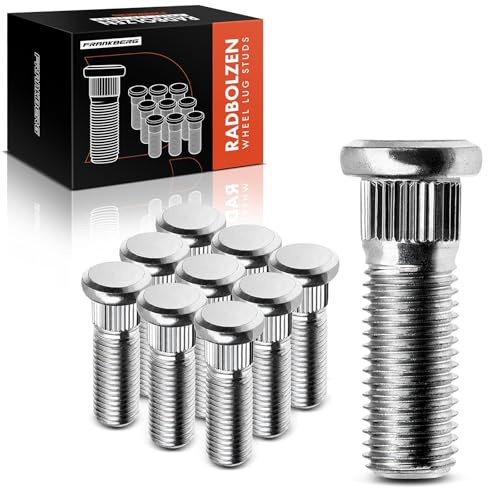 Frankberg 10 pernos de rueda delantera y trasera compatibles con A,u,r,i,s A,v,e,n,s,i,s Camry Carina Celica Corolla Crown Dyna Hilux Land Cruiser Yaris 1980-2019 Replace# 9094202049