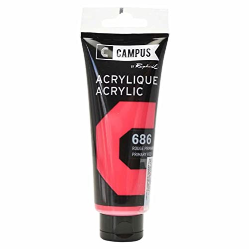 Acrylic Paint 100 ml - Primary red n°686