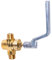 GSW WR-GV Kupfer-Gasventil mit Griff für kommerzielle Wok-Serie, ETL-geprüft, 1,27 cm NPT x 1,27 cm NPT 1/2 PSI