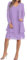 Minetom Femme Robe De Soiree Fête Dentelle Dress De Ceremonie Mariage Cocktail sans Manche Tulle Boléros Demoiselle d'honneur Robe J Violet 42