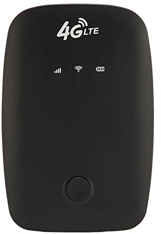 4G LTE Mobiler WLAN Hotspot, 3G 4G Pocket Mobile Hotspot mit SIM Kartensteckplatz, Entsperrter Drahtloser Internet Router, Unterstützt Bis zu 10 Benutzer