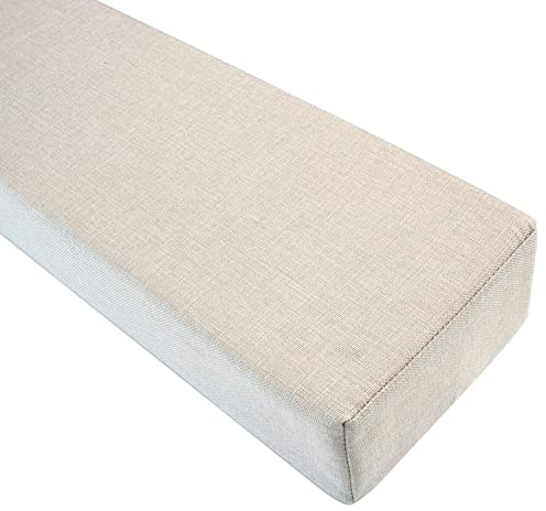 ZZYK Almohada De Cuña De Cama, Relleno De Huecos Junto A La Cama para Colchón De Pared, Almohada De Relleno De Huecos, Entre Cabecero Y Colchón,Beige1,Full(2x6)