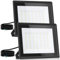 Aigostar Projecteur LED Extérieur 50W,2 Pièces,4500 lumen, blanche naturelle 4000K Spot LED Extérieur économiseur d'énergie 85%,IP65 Imperméable lumière de Sécurité,pour Jardin,Patio,Cour,Garage