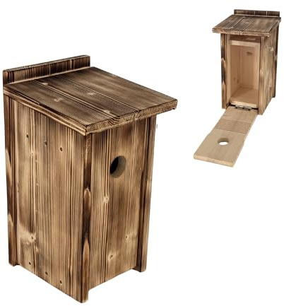CAWI Caja nido para cámara Blink (cámara no incluida) – Madera ecológica, protección contra depredadores, inalámbrico, para observación de aves en el jardín