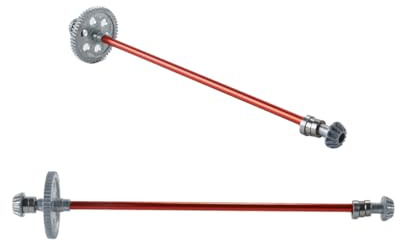Hoite lågt brus RC bil center drivaxel – utbytesväxellådskel för WLTOYS 124008