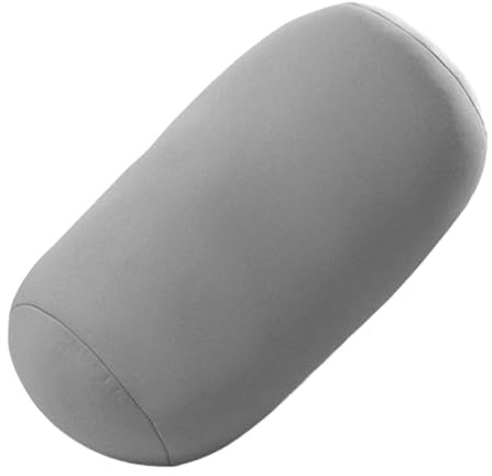 Générique Oreiller en Microbilles - Mini Cylindrique Coussin De Dos - Peut Être Utilisé comme Support De Cou,Coussin De Corps,Oreiller De Couchage,pour Voyage,Dormir,Massage,Yoga Et Repose-Jambes