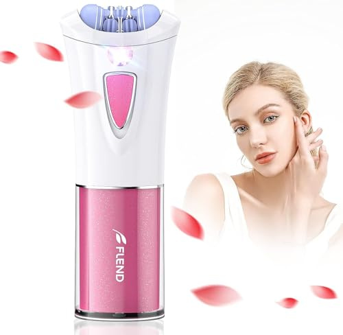 Epilierer Damen, Gesichts Epilierer Damen mit LED-Licht Frauen Kabellose Epilierers Gesicht Körper Haarentfernung Elektrischer Haarentferner Mädchen Epilierers für Körper Achsel Bikini Bein, for girl