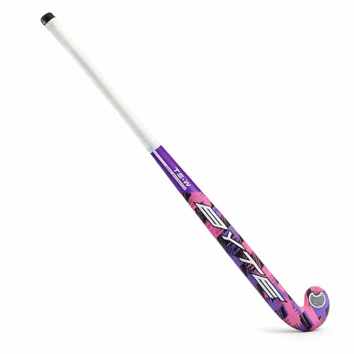BYTE TS-W Hockeyklubba i trä (rosa/lila, 91 cm ljus)