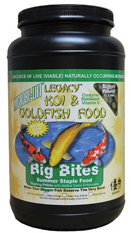 Microbe Lift 2lbs.12ounce-Pound Pond Microbe-Lift Legacy Big Bites Koi And Fish Food MLLBBMD