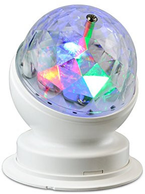 X4-LIFE LED Discokugel - Mini Partylicht für Wohnräume und Kinderzimmer - Rotierend, RGB