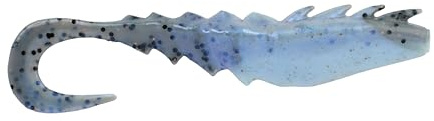 Berkley Gulp!® Nemesis Prawn Curl Tail; Salzwasser-Angel-Weichköder für Raubfische; Curly Tail Prawn, maximale Duftstreuung; perfekt für Jigging & Slow Retrieve, 10cm, New Penny