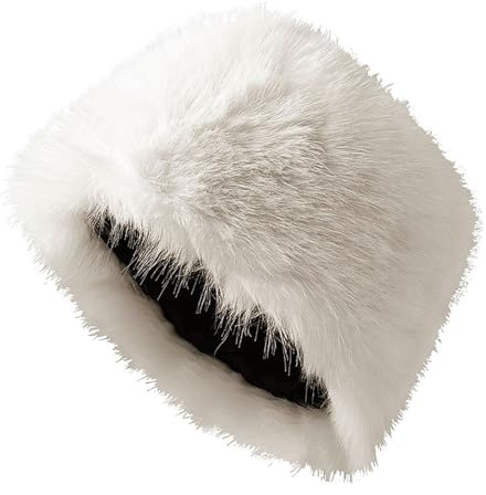 Trapper hatt varm vinterhatt furry plysch hattar fiskarhatt hinkhattar för kvinnor 2024 polismössa, Beige, one size