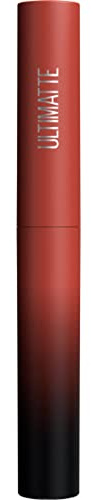 Maybelline New York Matter Lippenstift, Intensive Farbe und angenehmer , Color Sensational Ultimatte, Farbe: Nr. 899 More Rust (Rot Braun), 1 x 2 g