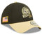 New Era NFL New Orleans Saints Salute to Service 2022 Sideline 39THIRTY Stretch Fit Game Cap, Größe :M/L