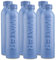 Bottle Up Reusable BPA Free Water Bottle 500ml (6 Pack) — Prefilled With Pure Still Water | Plant Based & Eco Friendly Sports Bottle Made From Cane Sugar (Stone Blue)
